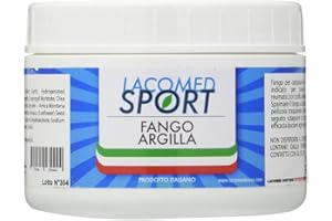Lacomed Sport Fango Argilla Vaso, Bianco, 250 Millilitro