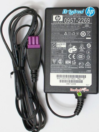 Original HP Netzteil für Officejet Original HP Netzteil für Officejet J4524, J4535, J4580 (J4500 Serie); J4624, J4660, J4680 (J4600 Serie); 4000 (K210a), 4400 (K410a); 4500, 4575 mit Produktgarantie