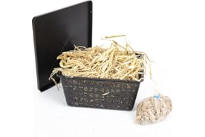 LINCOLNSHIRE POND PLANTS LTD Lincolnshire Pond Plants - Reusable Blanket weed treatment for ponds - Barley straw with no mess and weighted - 4500 litres