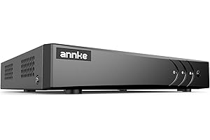 ANNKE DVR 8CH 3K Lite pour CVI/CVBS/AHD/TVI, H.265+ DVR Vidéo Surveillance Enregistreur Vidéo avec Détection de Personne/Véhicule, Numérique H.265+ Alerte par e-Mail avec Photos, Accès à Distance