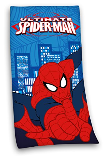 MARVELs SPIDERMAN BADETUCH DUSCHTUCH HANDTUCH 70x140, 100% Baumwolle Velour, neu von Herding