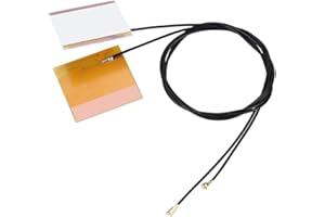 Tosuny 2Pcs / Set 1 G1 Antena WiFi Incorporada para Notebook 2.4G / 5G Señal Estable 46cm