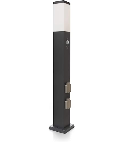 Trio, Wandlamp, Lunga 1xE27, max.40,0 W Glas, Helder transparant, Lichaam: Gietijzer aluminium, Antraciet L:16,0cm, H:33,0cm, P:22,0cm Schemermelder, IP44, Zonder licht