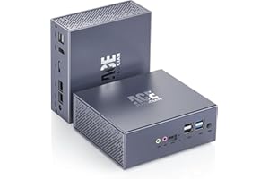 ACEMAGICIAN Mini PC W-11 Pro, Ιntel Alder Lake Ν95 di 12a Generazione (fino a 3,4 GHz) 8GB DDR4 256GB M.2 SSD,Mini Computer Desktop Doppio Gigabit Ethernet/Doppio Display 4K,Business PC