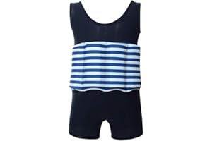 IMEKIS Costume da Bagno Intero da Ragazzo Bambina Costumi con Galleggiabilità Regolabile Costume da Bagno Galleggiante Imparare a Nuotare Tuta Gilet da Spiaggia Abbigliamento da Nuoto 18 Mesi-6 Anni