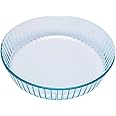 Pyrex Bake & Enjoy Glass Fluted flan dish high resistance 26 cm