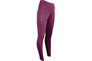 AK RIDING SPORTS AK Oreo Pull on High Waisted Breathable Horse Riding Tights/Leggings/Breeches with Full Seat Silicon Grip AKRS-6052-01