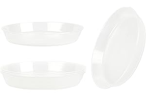 ‎GARRONDA Garronda Blumentopf Untersetzer GD-0026 (5 Stück Transparent, ⌀ 12cm H 1,8cm)