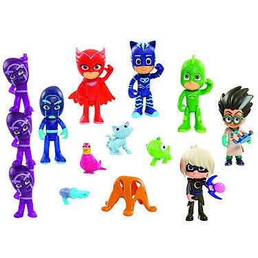 Preisvergleich Produktbild PJ Masks – Pyjamahelden – 16-teiliges Deluxe Sammelfiguren-Set