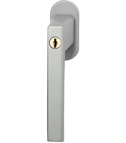 Maniglie Per Finestra Con Serratura A Chiave - 4 Pezzi Grigi, Per Balcone E Porte, Sicurezza Extra - Foto 8