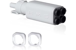 UNITAK3D Original Adaptateur PTFE 4-en-1 Compatible with Bambu Lab A1/A1 Mini, Hub Filament 5 Voies - Pièce de Rechange pour Système AMS Lite - Connecteur pour Impression Multicolore - Anti-Bouchage