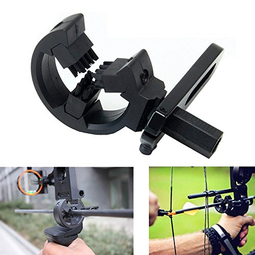 Whisker Biscuit Arrow Rest for Compound Bow Hunting Brush Capture,Black