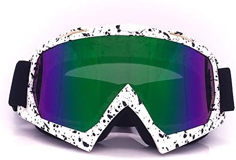 Motorcycle Goggles,Spohife Anti UV Anti Scratch Dustproof Windproof Safety Unisex Goggles Fit for Ski,Snow Skiing,Cycling,Climbing,Riding,Outdoor Sports Eyewear Colorful Lens Glasses