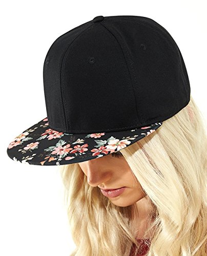 Preisvergleich Produktbild Premium Cap Frühling Sommer Blumen Muster Snapback Hut Accessoires