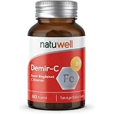 Natuwell Demir Bisglisinat + C 60 Vitamini Kaps&uuml;lleri