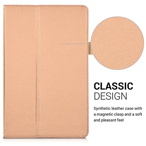 kwmobile Hülle für Acer Iconia One 10 (B3-A30) – Tabletcover Slim Case Tablet Schutzhülle – Smart Cover Tabletcase Rosegold - 2
