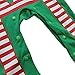 iiniim Baby Boys Christmas Santa Romper with Hat Outfit Sets Green 6-12 Months