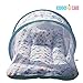 KiddosCare Toddler Mattress with Mosquito Net ( Blue ) for Baby - Ideal for New born to 12 months baby ( Print may vary) RS.440.00