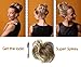 New Style Scrunchie Hair Extension Silver Grey Mix Fuller Scrunchie Up Down Do Super Spiky Twister
