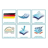 SETEX Wasserdichter Molton Matratzenschutz für Kinderbetten, 70 x 140 cm, Junior, Weiß, 14U1070140400002 - 3