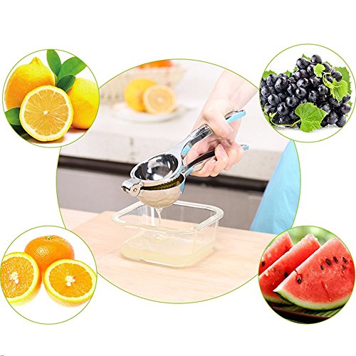 Lovetree manuell leicht Griff Typ Hand Press Zitronenpresse Edelstahl orange Citrus limette Saftpresse - 7