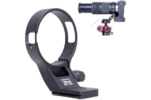 iShoot Anello di montaggio per treppiede Collare per obiettivo compatibile con Canon RF 100-400mm f/5.6-8 IS USM, Porta Staffa di Supporto Lenti è Arca-Swiss Fit Piastra a Sgancio Rapido Fotocamera