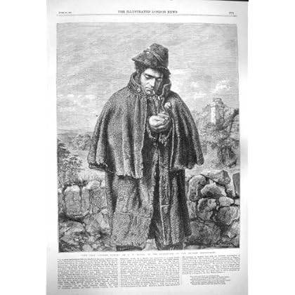 Homme de Correspondance de Lucifer de 1865 Bouts Fumant la Vieille Impression de Lucas [Cuisine et Maison]