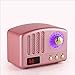 Produktbild JUKUB Retro Bluetooth Lautsprecher Telefon Subwoofer Kreative Retro Radio Mini Wireless Karte Kleine Audio,Pink