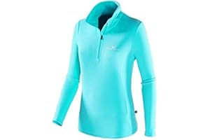 Black Crevice Damen Fleece-Skirolli I Ski-Pullover für Damen Größen I Damen-Funktionsshirt I Damen Skirolli mit Reißverschluss I Midlayer aus 100% Microfleece