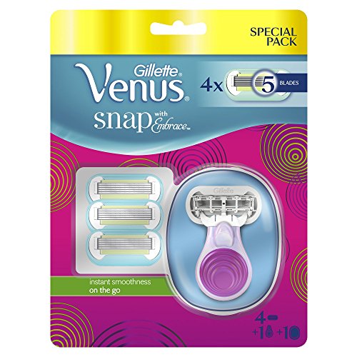 Gillette Venus Snap Women's Razor with Three Razor Blades Refills