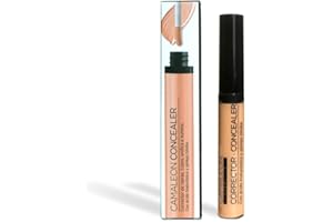 Camaleon Cosmetics - Corrector de Ojeras con Ácido Hialurónico y Ginkgo Biloba - Textura Cremosa - No Cuartea - 4 tonos disponibles: Light, Natural, Medium y Gold - vegano (Tono Gold)