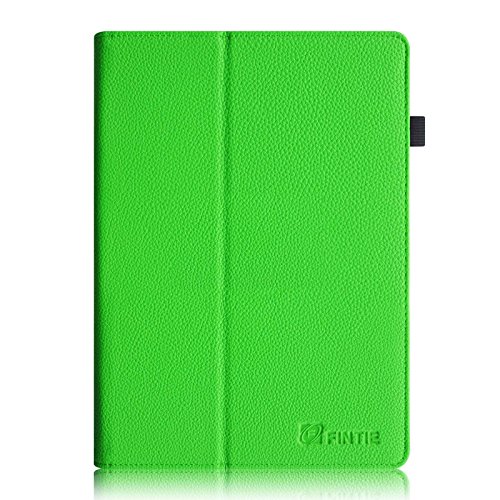 Fintie Samsung Galaxy Tab S 10.5 Hülle Case – Slim Fit Folio Kunstleder Schutzhülle Cover Tasche mit Ständerfunktion für Samsung Galaxy Tab S T800 T805 (10,5 Zoll) Tablet (mit Auto Schlaf / Wach Funktion), Grün - 9