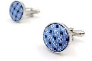 S&W SHLAX&WING Herren Krawatte Blau Punkte Geschäftsanzug Seide Suit