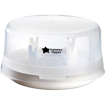 Sterilizzatore A Vapore MAM Per Microonde - Grigio, 28 Cm, Sterilizza Biberon E Accessori In 5 Minuti (99.9% Germi)