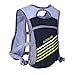 5,5 l Weste Rucksack blufied Hydration leicht Blase Tasche Packungen mit Reflektierende Streifen für Unisex Frauen Herren Laufen Ski Wandern Fahrrad, schwarz
