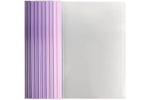 BIVBWQU 10 raccoglitori A4 plastic colore: viola