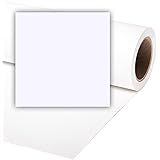 Colorama LL CO165 Fondale in Carta, 2,7 x 11 mt, Artic Bianco