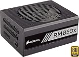 Lieferumfang: Corsair CP-9020180-EU RMX Serie RM850X ATX/EPS Voll Modular 80 PLUS Gold 850W Netzteil, EU