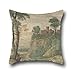 Produktbild DEFFWBb 18 X 18 Inches / 45 by 45 cm Oil Painting Domenichino and Assistants - Apollo Pursuing Daphne Throw Pillow Covers,Twin Sides is Fit for Wife,Floor,Deck Chair,Wedding,car,Living Room