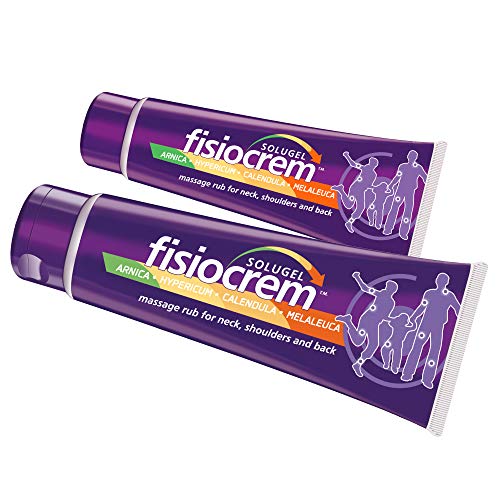 Fisiocrem Solugel - massage rub for neck, shoulders and back with Arnica - 100 ml + 250 ml (Pack 2 units)
