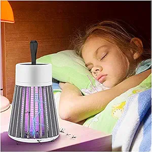 Sisliya Mosquito Killer Lamp, Mute Electronic Bug Zapper UV Insect Fly Trap Lamp Portable Mosquito Insect Killer USB Powered Fly Zapper Light for Indoor Outdoor.