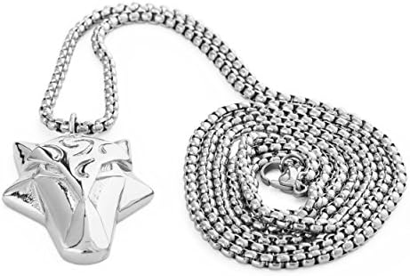 Malleum Pendant Including 90cm Chain. | Necklace Womens Mens Stainless Steel Hammer Mjolnir Thor - Silver Matte Black Gold