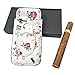 Produktbild WDL-shop Zigarrenetui aus Leder, Zedernholz ausgekleidet 3 Rohre Travel Cigar Humidor mit Edelstahl Cutter Perfekte Größe EIN schwarzes Geschenkpaket Familien und Freunde