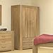 Baumhaus CMR13B Atlas Solid Oak Double Wardrobe