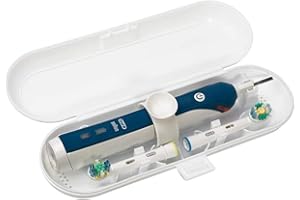 Nincha Plastikowe etui podróżne na elektryczną szczoteczkę do zębów do serii Oral-B Pro, biały, Podróże
