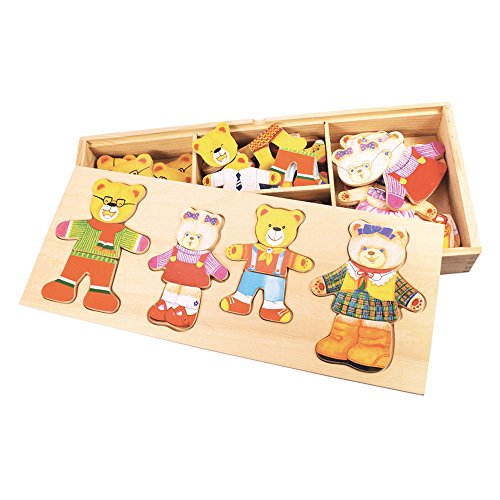 Bigjigs Toys Dress Up Bear Family