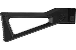 Blasterparts - SMG Mod Upgrade Schulterstütze für NERF Stryfe und kompatible Kurze Aufnahmen - schwarz - groß, robust und vielseitig