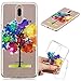 Produktbild Everainy Huawei Mate 10 Lite Hülle Silikon Transparent Gummi Cover Hüllen Kompatibel für Huawei Mate 10 Lite Handyhülle Stoßfest Durchsichtig TPU Stoßstange Schutzhülle (Baum)