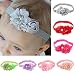 Baby Girl Flower Headband Hair Band Photography Headwear (Peach)