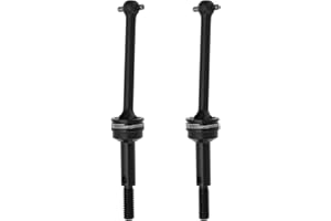 SG Store 2pcs Eje de Junta Universal de Acero TT02-015 Ejes de Transmisión de Coche RC 70mm Eje de Transmisión CVD Delantero Trasero de Coche RC para Coche 1/10 RC Compatible con T-Amiya TT-02